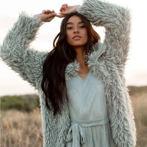 Joyfolie Maraline Coat in Seaglass